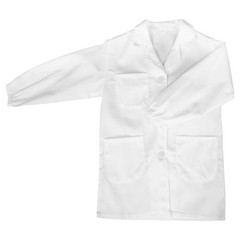 Unisex Kids Lab Coat for Party White Scientist Costume Comfortable Fabric