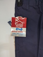 2 Pairs Classroom School Uniform Navy Pants Size 14 New With Tags