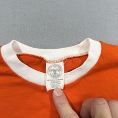 Boy Scouts Of America Shirt Youth Large Orange Tiger Cub Uniform Ringer Tee