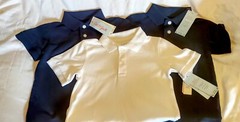 Lot Of 3 Cat & Jack School Uniform Polo Shirts | Size 4/5 Youth