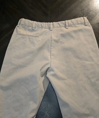 K-12 Gear Uniform Boys School Khakis 16 Husky With Waist Adjustable Straps