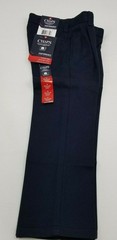 Chaps Pants Boy’s School Approved Black Performance Pleated Size 4 Reg, New