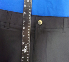 NEW DESIGNER FRENCH TOAST STRAIGHT SCHOOL UNIFORM BLACK PANTS SIZE 20 1/2 PLUS
