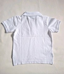 Gymboree Toddler Kids Uniform Solid White Polo Shirt Size 3