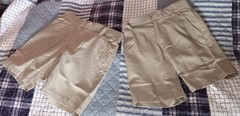 French Toast Youth Boy’s Khaki 2-Pack Performance Uniform Shorts Size 6 NEW