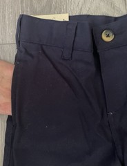 French Toast NWT Boys Chino Shorts School Uniform 7 Navy Blue Pockets Schoolwear