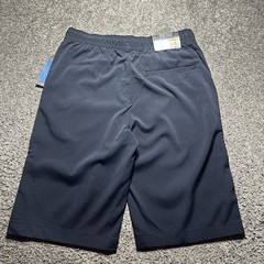 Nautica School Uniform Youth S 28×30 Navy Jogger Short Elastic Waist Drawstring