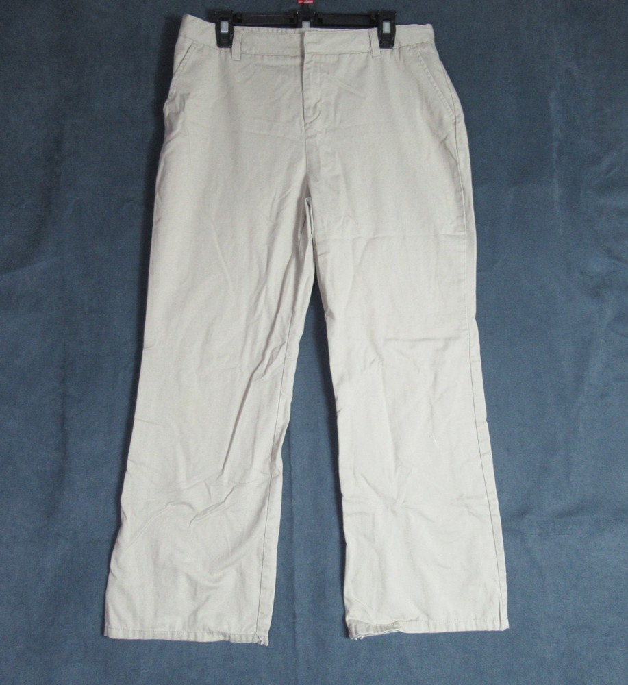 French Toast Pants Boys Size 20.5 Plus Beige Khaki School Uniform Relaxed Fit