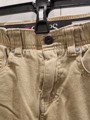 Chaps Pants,Boys 8, Slim Fit,Khaki School Uniform,Stretch Waist Playground Tough