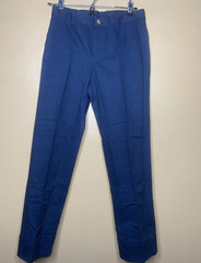 Lee School Boys Size 14 Pants School Uniform Blue Mid Rise Straight Leg