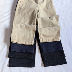 French Toast Boys Size 8 Bundle 4 Pull On Pants School Uniform Adjustable Waist