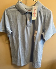 Cat & Jack Kids Blue School Uniform Polo Top NWT size XL (16)