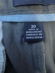 Lands End Boys Gray Pants Size 20 Adjustable Waist School Uniform Lot Of 2