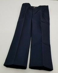 Chaps Pants Boy’s School Approved Black Performance Pleated Size 4 Reg, New