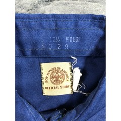 Boy Scouts of America Cub Scout Shirt Kids 12.5 Blue Long Sleeve Patches 478