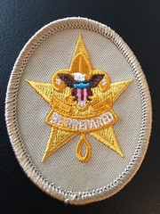Star Rank Badge Emblem Patch BSA Since 1910 Backing