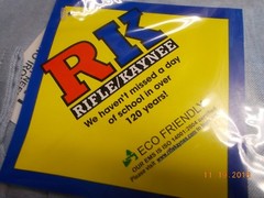 New in Package RK Rifle/Kaynee Boys Long Sleeve Size 14 Button Down School Shirt
