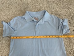 Cat & Jack Boys Polo Shirt Lot Size L (10/12) Red/Light Blue Back to School