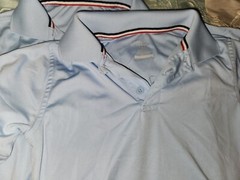 Set of 2 French Toast School Uniform short sleeve polo shirts boys sz Small 6/7