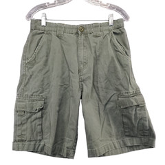 Boy Scouts of America Boys Uniform Cargo Shorts Green Youth 20 Pockets