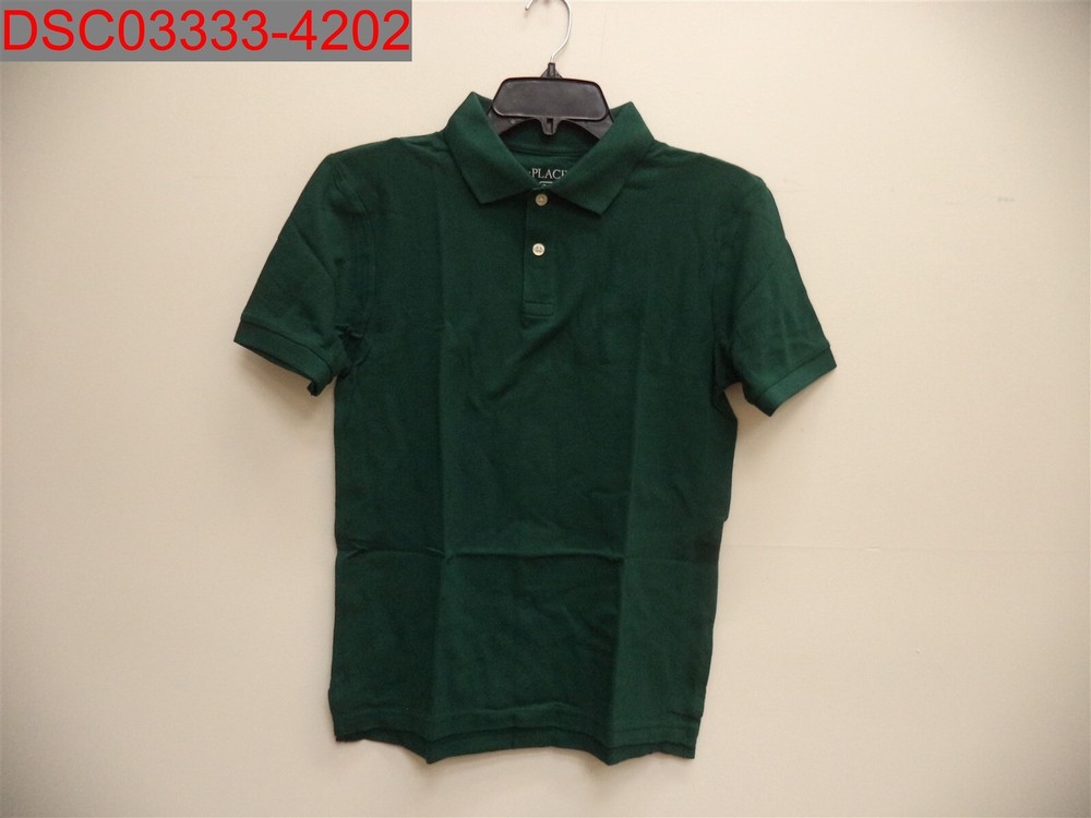 The Children’s Place Boys Spruce Shade Uniform Pique Polo L (10/12) 191755917306