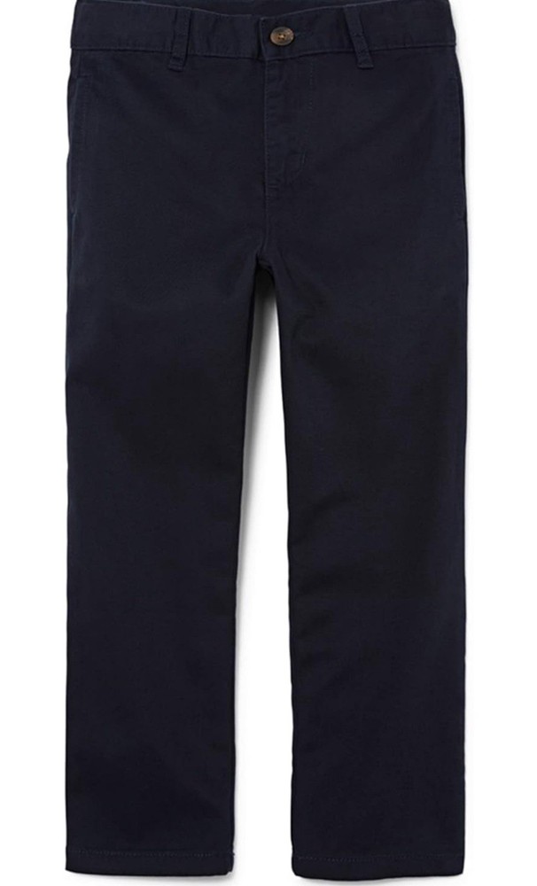 The Children’s Place Boys’ Straight Stretch Chino Pants Blue size 14 Slim
