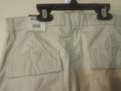 1 PR NEW NEVADA Studio Boys 12 Khaki Cargo Pants MSRP $49.00 100% Cotton Egypt