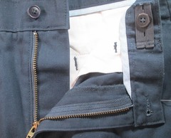 LANDS END Navy School Uniform Plain Front Chino Shorts Boys 8 NEW