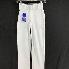Mizuno Youth Flat Front Regular Fit Polyester Prospect White Baseball Pants