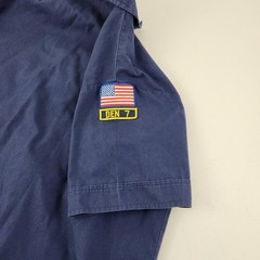Boy Scouts Of America Shirt Boys Large Blue Cub Scout Short Sleeve Uniform