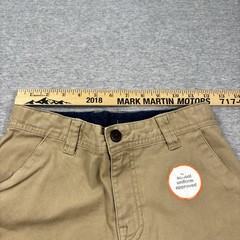 Wonder Nation Boys Uniform Shorts Khakis Size 14 Flat Front Adjustable Waist