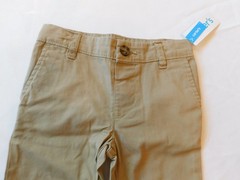 Carter’s Toddler Boys Size 2T Pants Adjustable Waist Khaki NWT