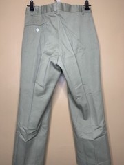 Boy’s Waist 28 School Uniform Pants Chino Straight Leg Beige Flat Front Mid Rise