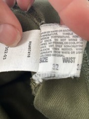 Boy Scouts Pants Youth 32×32 Green Official Uniform Twill Cargo 27×33.5*