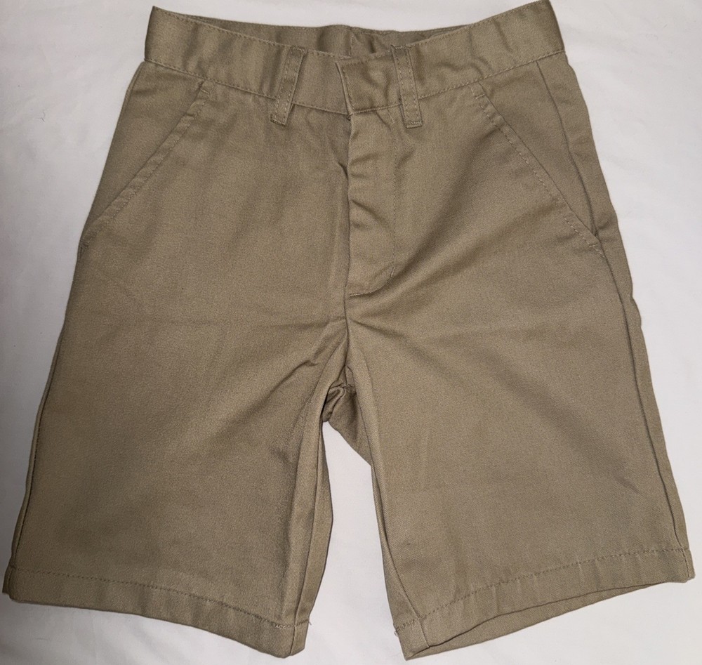 Tan Authentic Galaxy School Uniform Shorts Size 6