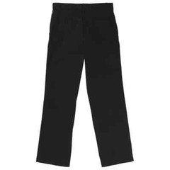 French Toast Boys School Uniform Adjustable Waist Relaxed Fit Pant 12Husky Black