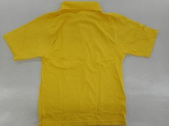 Boys A+ Yellow Short Sleeve Uniform/Casual Polo Shirt Size Youth XSmall (4/5)