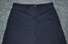 Boys Navy Blue Uniform Pants Size 18 Straight Leg School EUC