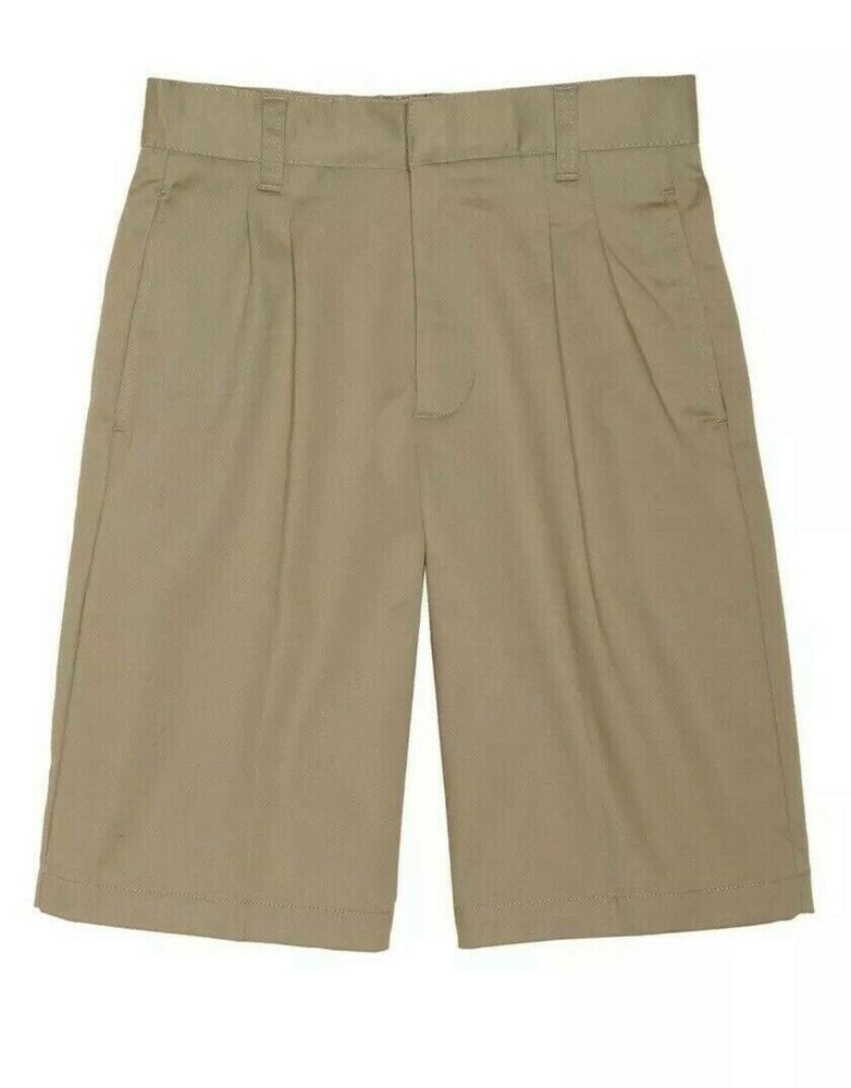 FRENCH TOAST BOY’S SHORT SIZE 10 NWT COLOR KHAKI 8 PLEATED SHORT :B19-6