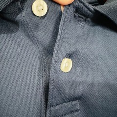 Cat & Jack Navy Blue Boys School Uniform Collared Short Sleeves T-Shirt Sz 8/10
