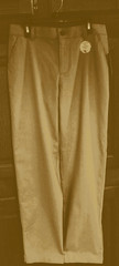 NWT Wonder Nation Flat Front, Khaki Twill Pants-Adj Waist-4 Pockets-Boy’s Sz 14