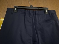 Lee Navy Blue Uniform Pants Dress Pants Boy’s 20 Husky (Waist 34) No Wrinkles