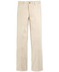 Nautica Flat Front Twill School Uniform Pants – EH0 Khaki – Husky Boys Sz 18H