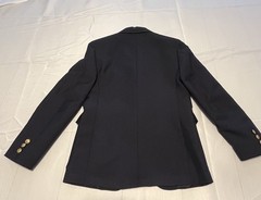 Vintage Boys Blazer Gant Classic Navy Blue Jacket School 16/32 2 Button Gold