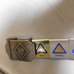 Boy Scouts Of America Shirt Boys Medium Blue Cub Scout Uniform Belt Webelos
