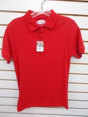 Boys Preferred School Uniform Red Polo Shirt Size 7 – 18/20