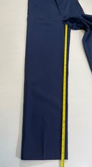 George Boys Cotton Blend Dark Navy Blue Straight Fit School Uniform Pants 16
