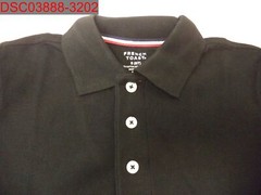 French Toast Boys Black Long Sleeve Uniform Pique Polo Shirt S(6/7) 884503502205