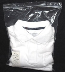 Simply Styled Boys’ Uniform White 2-Pack Polo Shirts LARGE (10/12)