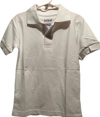 white polo children’s uniform shirts size 4